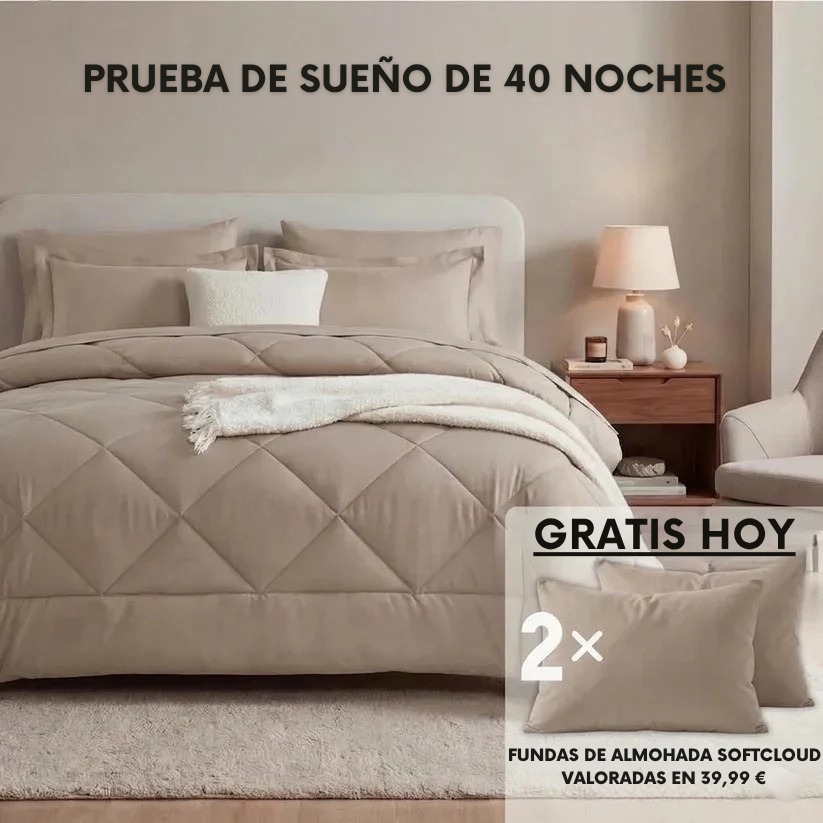 ARVEN DreamWrap® — El edredón que se lava como una sábana