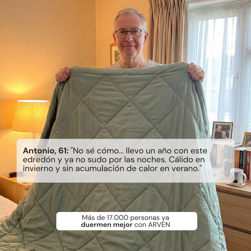ARVEN DreamWrap® — El edredón que se lava como una sábana