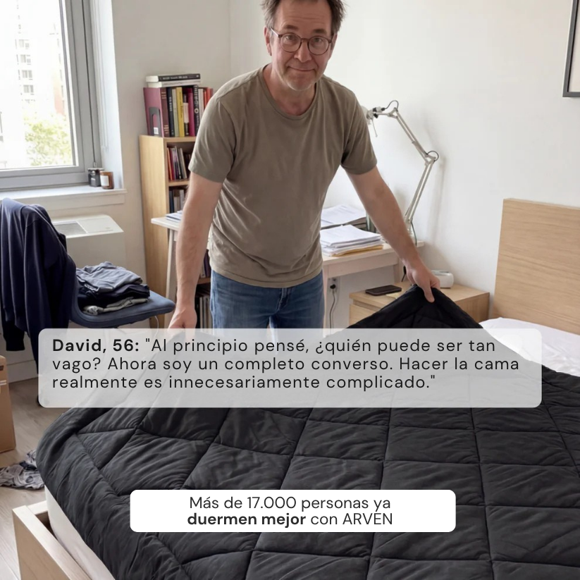 ARVEN DreamWrap® — El edredón que se lava como una sábana